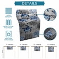 thumbnail image 6 of Burlap Table Runner 90 Inches Long, Sea Blue Turtle Black Coral Non-Slip Kitchen Table Runners for Dining Room Everyday Use Party Table Decorations Summer Nautical Ocean Creature, 6 of 9