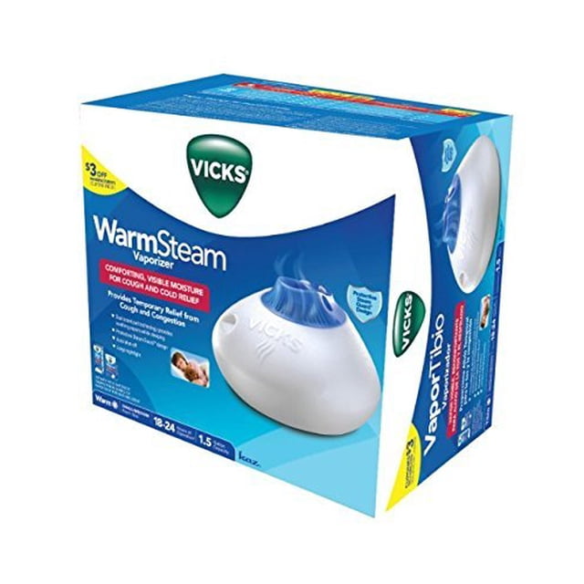 Vaporizador Vicks Warm Steam V150SGN de 18 a 24 horas de funcionamiento