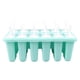 thumbnail image 4 of Molde para helado Nikou de silicona verde reutilizable 12 cavidades, 4 of 15