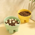 thumbnail image 3 of 450ml Cat Food Bowl Macaroon Colour Stable Safe Elephant Leg Set Anti-Spill Neck Guard Multi-purpose Stomach Pressure-reducing Pet Bowl, 3 of 7