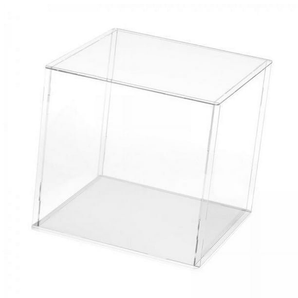 Vitrina transparente,Vitrina de acrílico transparente para exhibir figuras,Vitrina de figuritas,contenedor de exhibición de colección,Caja de almacenamiento de juguetes transparente a prueba