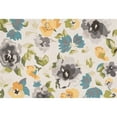 thumbnail image 1 of Loloi Francesca 3'6" x 5'6" Hand Hooked Rug in Gray and Yellow, 1 of 2
