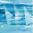 thumbnail image 2 of Hristova, Albena 26x26 White Modern Wood Framed Museum Art Print Titled - Summer Sail I Blue, 2 of 4
