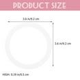 thumbnail image 5 of NICEXMAS 20Pcs White Silicone Sealing Rings For Jars And Cans Compliant Heat Resistance, 5 of 8