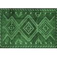 thumbnail image 1 of Ahgly Company Indoor Rectangle Persian Emerald Green Traditional Area Rugs, 7' x 9', 1 of 4