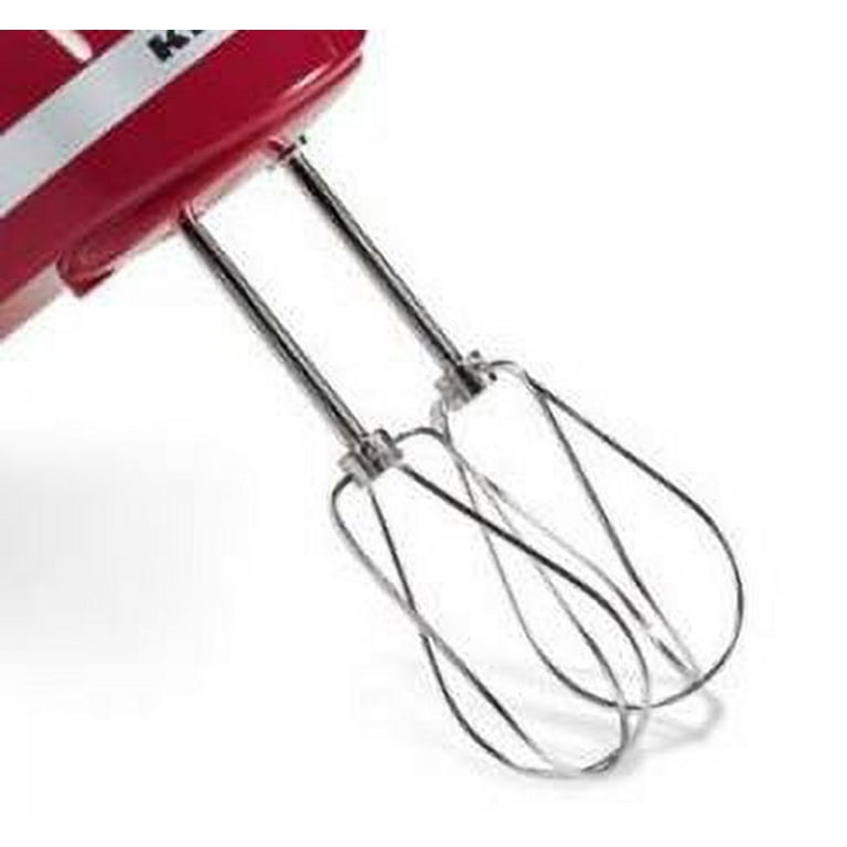 KitchenAid 9 Speed Red Hand Mixer with Accessory Pack