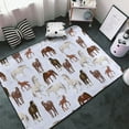 thumbnail image 3 of Cartoon Cute Funny Horse Shaggy Area Rug, Rugs for Living Room Bedroom Non Slip Door Mat Indoor Carpet Machine Washable Nursery Home Decor Floor Mats for Entryway 60x39in-#, 3 of 5