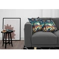 thumbnail image 3 of Ambesonne Outer Space Throw Pillow Cover 2 Pack, Surreal Astronaut Moon, 16", Multicolor Teal Red, 3 of 7