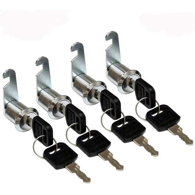 Cerradura de cilindro combinada, cerradura de puerta de gabinete, cerradura de leva combinada de barril para cajón de buzón - 16 mm
