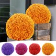 thumbnail image 3 of LBJTAKDP Flower Grass Ball, Artificial Grass Ball Flower Garland, Round Faux Grass Balls Hanging Garden Topiary Balls Ceiling Decoration Christmas, Pink, 3 of 3