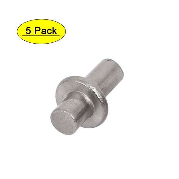 304 Stainless Steel Round Shelf Holder Support Pins 4mm Pin Dia