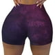 thumbnail image 2 of Fotbe Black Dark Blue Purple Shorts Sin Costuras – Shorts Deportivos de Cintura Alta para Mujer, Elásticos para Gimnasio, Yoga, Running o Ciclismo-Medium, 2 of 8