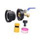 thumbnail image 2 of Adaptador IBC Adaptador IBC Accesorios para el tanque, reemplazo, resistente, válvula de la manguera de latón Válvula de agua IBC Piudad del tanque de 62 mm, 2 of 8
