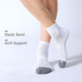 thumbnail image 3 of Pack de 6 calcetines deportivos FITRELL para hombre, color blanco, 3 of 6