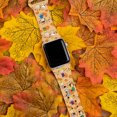 thumbnail image 2 of Peanuts Thanksgiving HD Unisex Watch Band for Apple Watch - 42/44/45/49mm(46mm Series 10) Short Pumpkin Patch by Affinity Bands, 2 of 4