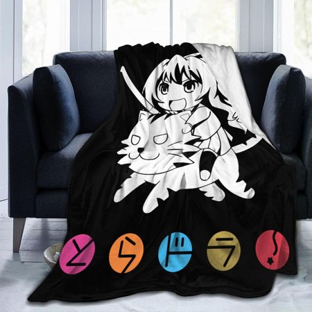 Anime Toradora Blanket Soft Flannel Throw Blankets Lightweight Warm Blanket for Bed Sofa Room Couch Decor 40"x30"