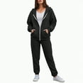 thumbnail image 6 of Towmus Sweatsuits for Women Set 2 Piece Outfits for Womens Jogging Suit Casual Long Sleeve Full Zipper Hoodied Sweatshirt Pants Sets with Pockets, 6 of 6