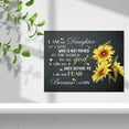 thumbnail image 5 of Inspirational Christian Wall Decor,I AM the Daughter of a King Canvas Poster Print Wall Art,Christian Religious Faith Wall Art Decor for Women Girls, 5 of 6