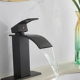 thumbnail image 5 of Modern Single-Handle Waterfall Bathroom Faucet Chrome With Pop UpDrain Polished, Chrome Finish, 5 of 5
