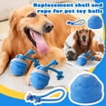 thumbnail image 2 of Electronic Dog Toys Automatic Jumping Ball for Small Medium Large Dogs，USB Rechargeable Interactive Rolling Toys with Squeaker for Puppies，Boredom Relief and Self Play Exercise，A, 2 of 3