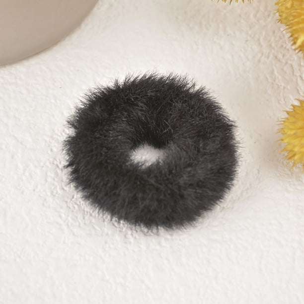 Fiudx Lazo para El Cabello Accesorios para El Cabello Cubierta de Color Puro Lazo de Goma Lazo para El Cabello