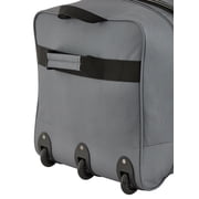 Protégé Navigation 36-Inch Jumbo Tri-Fold Collapsible Rolling Locker Duffel Bag, Gray