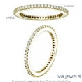 thumbnail image 4 of Vir Jewels 1/2 CTTW Diamond  Wedding Ring for Women 14K Yellow Gold Round Eternity Bridal Band, 4 of 6