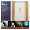 thumbnail image 6 of LEORX 2Set Restroom Sign Golden Stainless Steel Rectangular For ADA Bathroom Sign In Public Facilities, 6 of 7