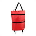 thumbnail image 2 of Tool bag Shopping Trolley Bag Portable Multifunction Folable Tote Bag Shopping Cart Reusable Grocery Bags With Wheels Rolling Grocery Cart, 2 of 4