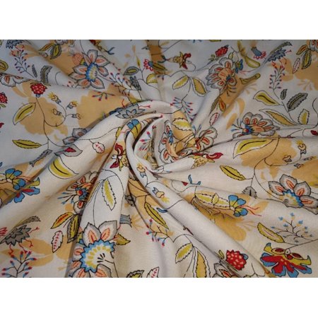 100% Rayon Digital Print fabric 58" wide available in two designs