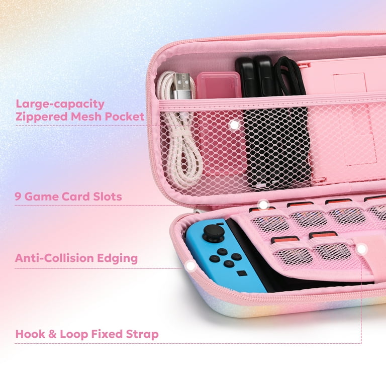 Nintendo Switch 17-in-1 Case Bundle: Carrying Case, Screen
