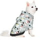 thumbnail image 2 of Fotbe Colorful Hat Snowman Sudadera con Estampado para Perros Pequeños – Suéter con Capucha para Mascotas, Tela Suave de Forro Polar con Bolsillo-Medium, 2 of 7