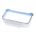 thumbnail image 3 of Tenedor Del Bolso De Basura De La Basura De La Ejecución Para De Baño Del Lavadero De La Tabla De Cocina, Bote De Basura De La Ejecución De Azul Baoblaze Soporte de basura para colgar de la mesa, 3 of 8