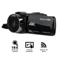 thumbnail image 3 of Vivitar Cámara de Video 4K, Wi-Fi, Zoom Digital 18x, Pantalla IPS 3'', Visión Nocturna, Conector Micrófono 3.5mm, Recargable, SD, 4K UHD (3880 x 2160), 56MP, Zoom 18x, Negro, 3 of 5