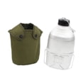 thumbnail image 4 of Botella de agua y taza para acampar de 1 l con bolsa de tela verde, multifuncional, de aleación de aluminio, accesorio para aventuras al aire libre., 4 of 8