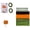 Can make 10 sunflowe, variant on SDFGTstore Tulips/Sunflowers Bouquet Crafting Kits Artificial Flower Making Accessories