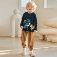thumbnail image 3 of Kiijoy Toddler Boys Outfits Dinosaur Print Sweatshirt Jogger Pants Sweatsuits, Sizes 3-4T, 3 of 8