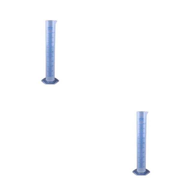 Riwesomey Cilindro de medición de 10/25/100/250/500ml, cilindros graduados profesionales, tubo de prueba de líquido, taza medidora, tarro, Type6 NO6