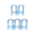 thumbnail image 1 of Youkk 5pcs Clothes Hangers Plastic Closet Easy Hooks Non-slip Wardrobe Storage Organizers Racks, Blue, 1 of 9