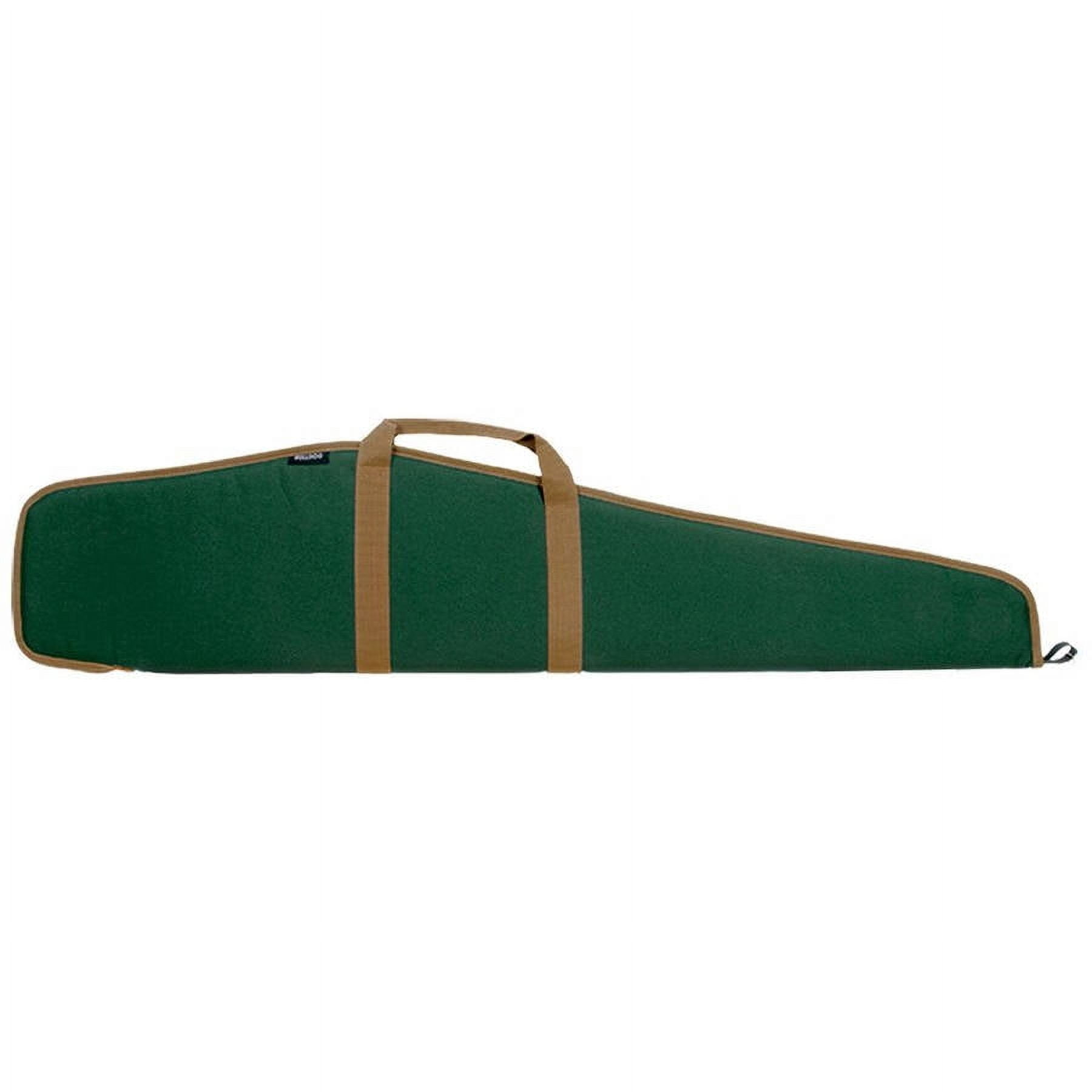 BULLDOG PIT BULL SCOPED RIFLE CASE 48" WATER-RESISTANT NYLON GREEN/CAMEL