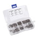 thumbnail image 4 of Tornillos M2, paquete de 180 piezas 304 de acero inoxidable 6 tipos de tornillos de cabeza hexagonal de cabeza hueca M2 Kit Kit negro con caja Ecomeon no, 4 of 4