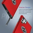 thumbnail image 6 of Hidden Series Galaxy S22 Ultra Case 5G,[No Fall-Off Kickstand] 360°Metal Ring, 15Ft Military Grade Shockproof Protective Phone Case Designed for Samsung Galaxy S22 Ultra, Red, 6 of 8