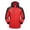 #Red, variant on DPTALR Men's Color Block Pocket Detachable Zipper Outdoor Jacket,Black, 6XL