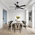 thumbnail image 3 of Parrot Uncle 52" Modern Dimmable LED Chandelier Ceiling Fan with Remote, Double-sided Blades, 3CCT, 6 Speeds, Reversible DC Motor, 3 of 14