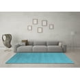 thumbnail image 3 of Ahgly Company Indoor Rectangle Oriental Light Blue Industrial Area Rugs, 8' x 10', 3 of 4