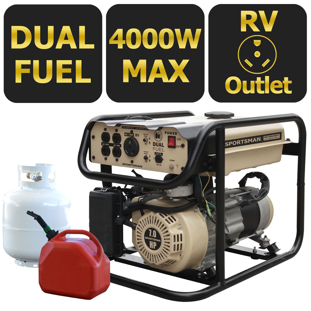 Sportsman Sandstorm 4000 Watt Dual Fuel Generator - Not CARB Approved - image 2 of 6