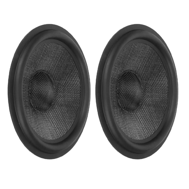 Subwoofer Cones Drum Paper, 1.4 Inch Inner Diameter Scratch Resistant 2Pcs Moisture Absorption Paper Speaker Cone Drum Paper for 8 Inch Speaker