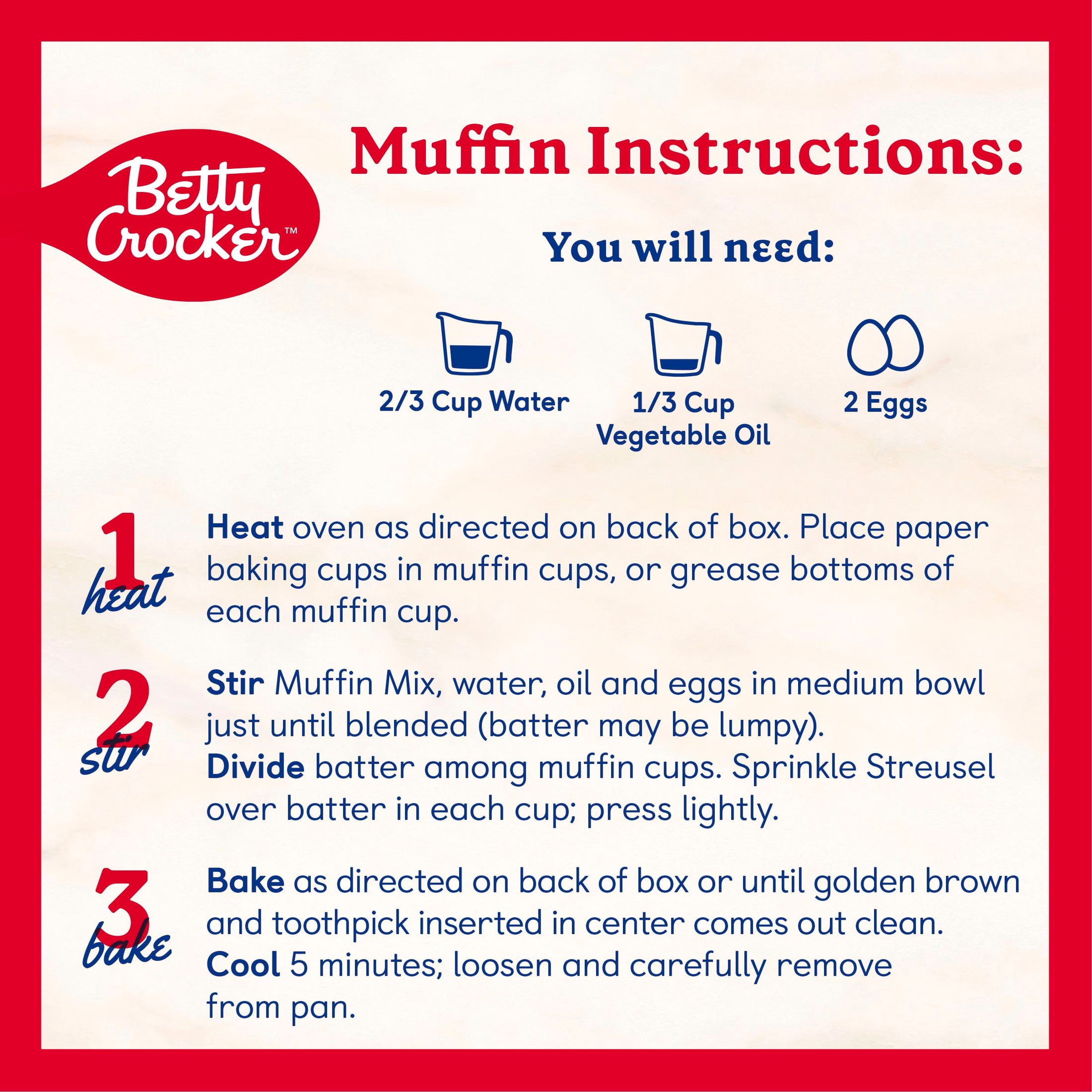 (3 pack) Betty Crocker Cinnamon Streusel Muffin and Quick Bread Mix, 13.9 oz