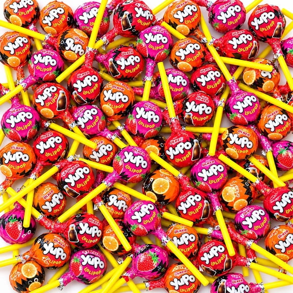 Ulker Lollipops Assorted Fruit Individually Wrapped Hard Candy 120 Count 46.4 oz