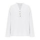 thumbnail image 5 of Blusa de trabajo,Camisa informal de manga larga con botones y cuello en V para mujer, de poliéster y elastano estampado, corte regular, cómoda para uso diario, sopatenor, 5 of 9